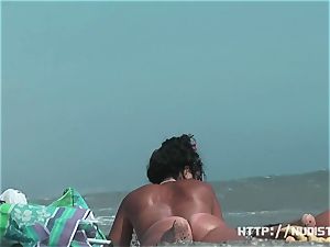 naturist beach movie introduces excellent looking nude honeys